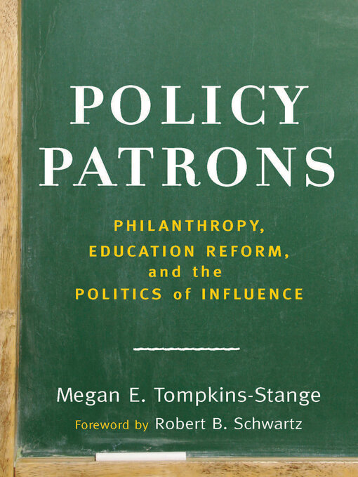 Title details for Policy Patrons by Megan E. Tompkins-Stange - Available